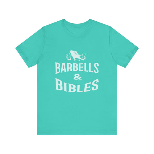 Barbells & Bibles Faith & Fitness T Shirt