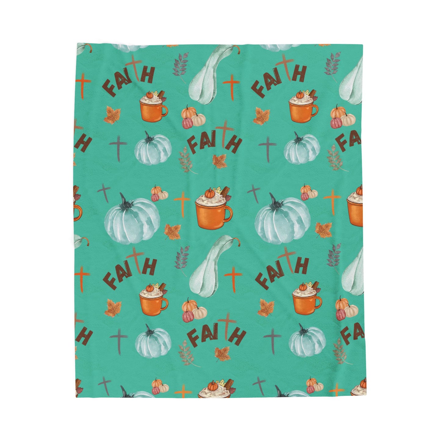 Plush Blanket - Faith & Fall Cozy Vibes