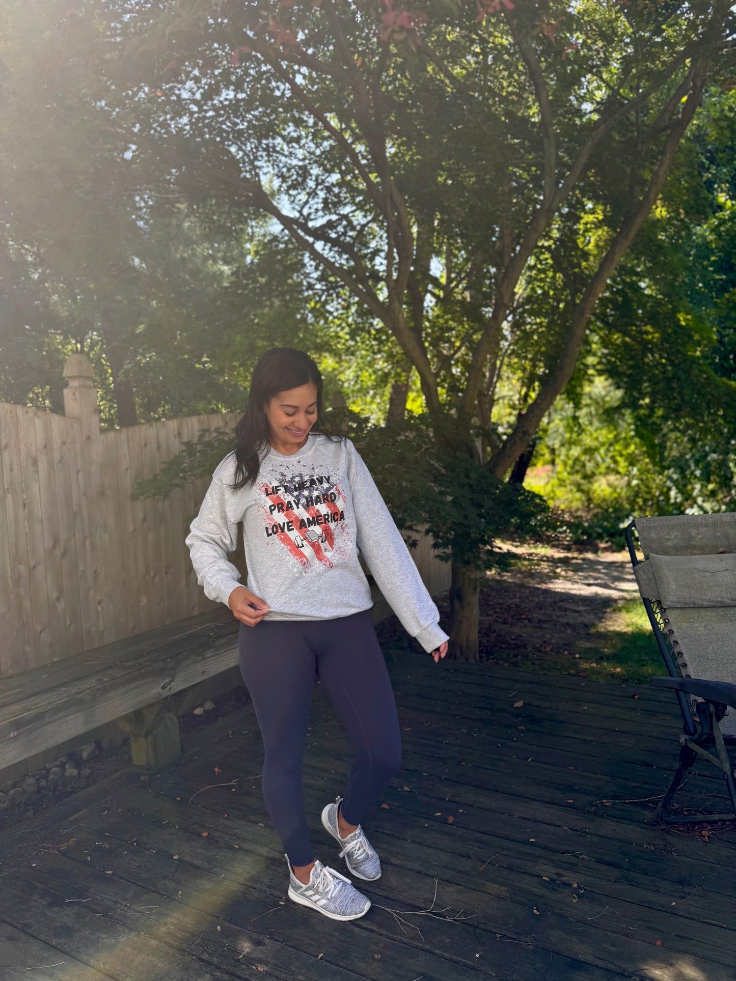 Lift Heavy Pray Hard Sweatshirt