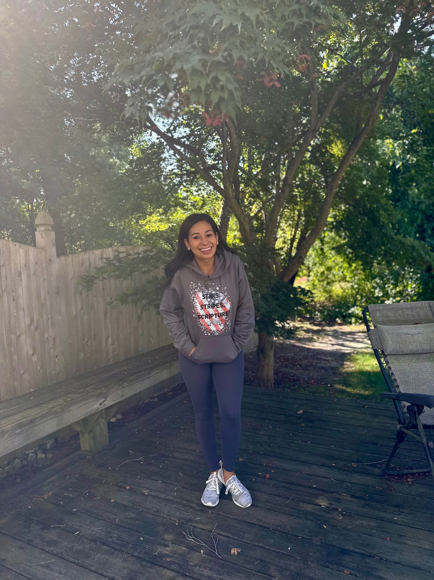 Stars Stripes Scripture Hoodie