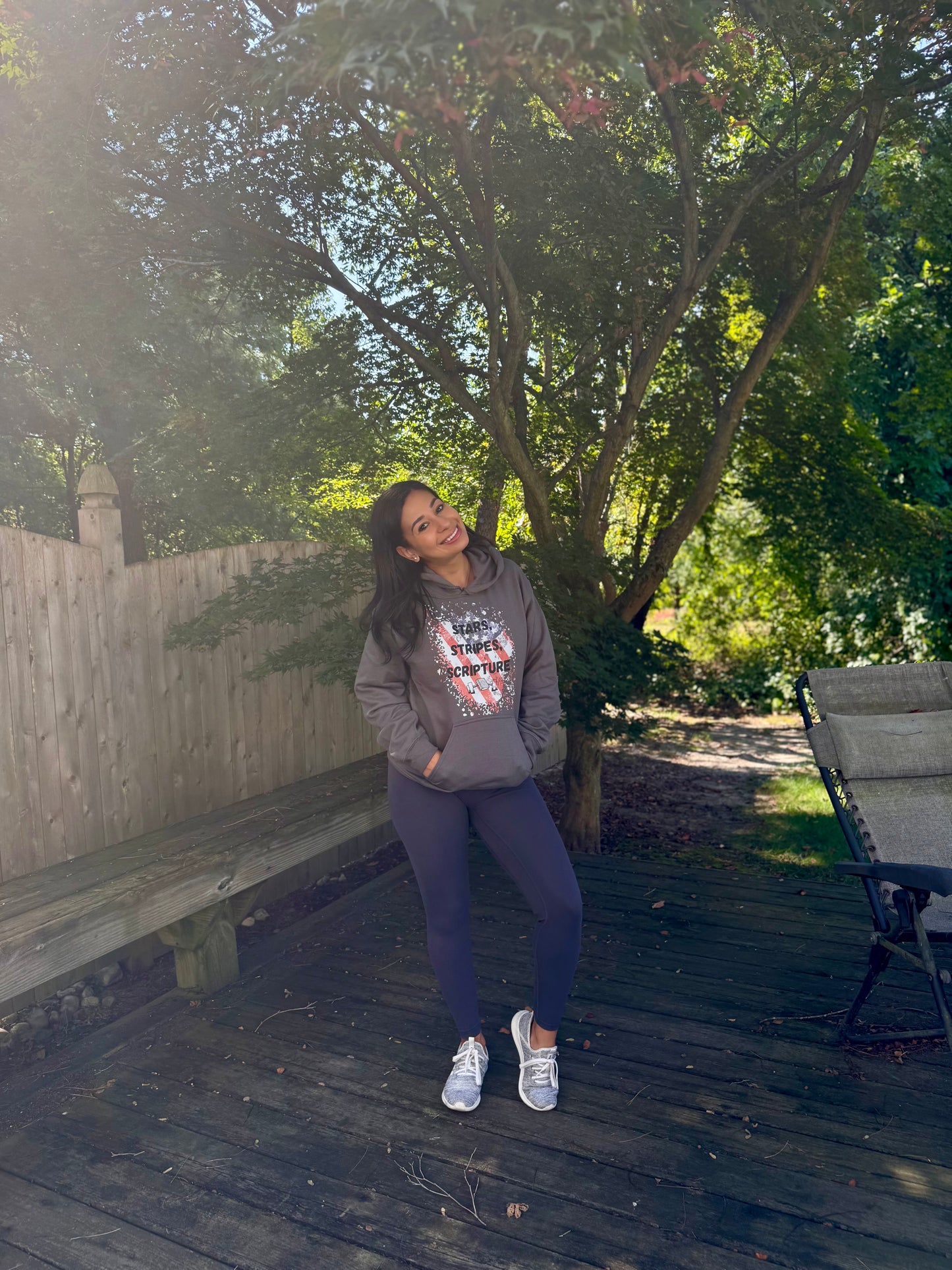 Stars Stripes Scripture Hoodie