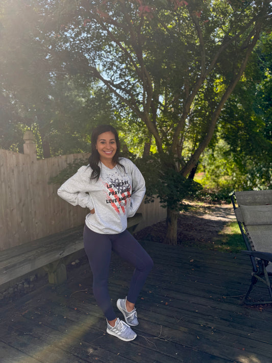 Lift Heavy Pray Hard Sweatshirt