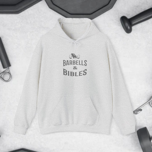 Barbells & Bibles Sweatshirt - Perfect for Fitness and Faith Enthusiasts