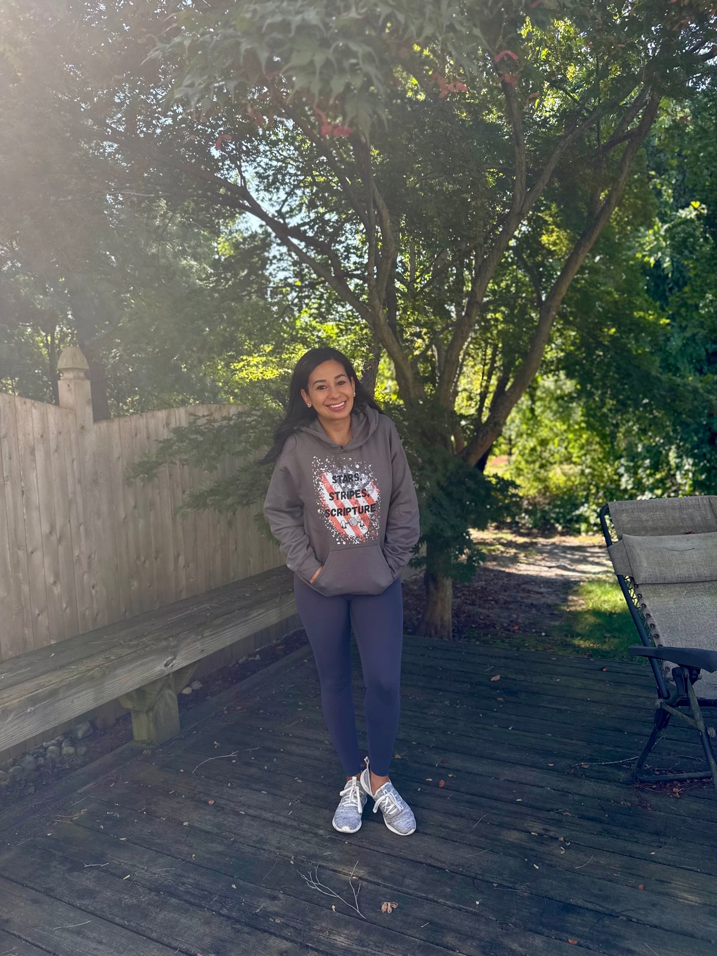 Stars Stripes Scripture Hoodie