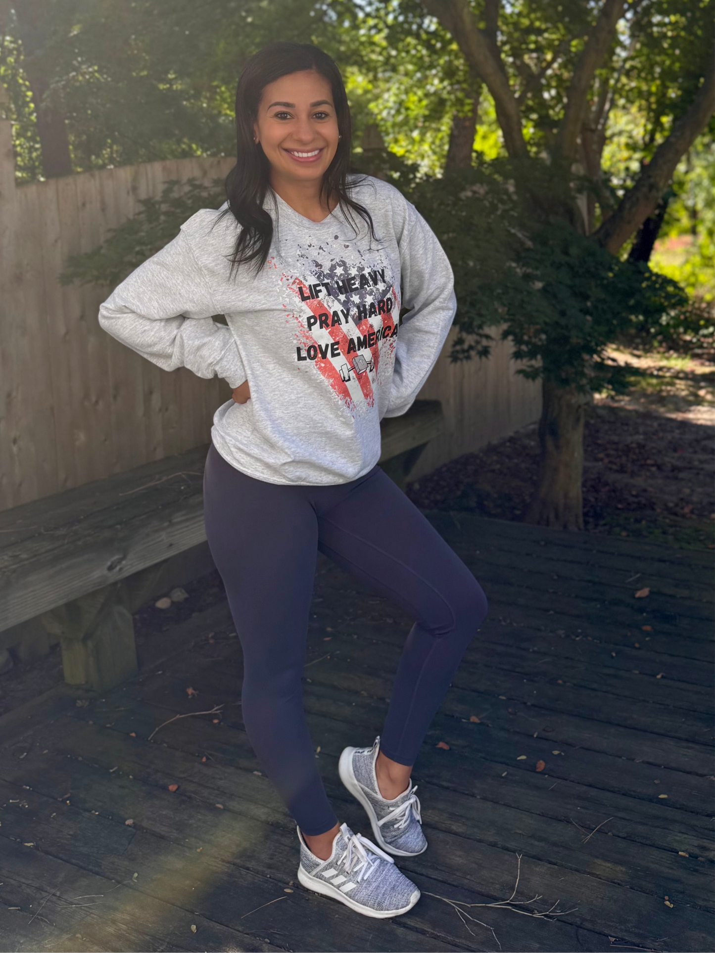 Lift Heavy Pray Hard Sweatshirt