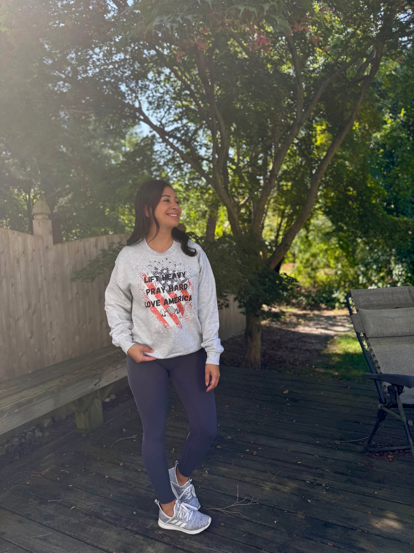 Lift Heavy Pray Hard Sweatshirt