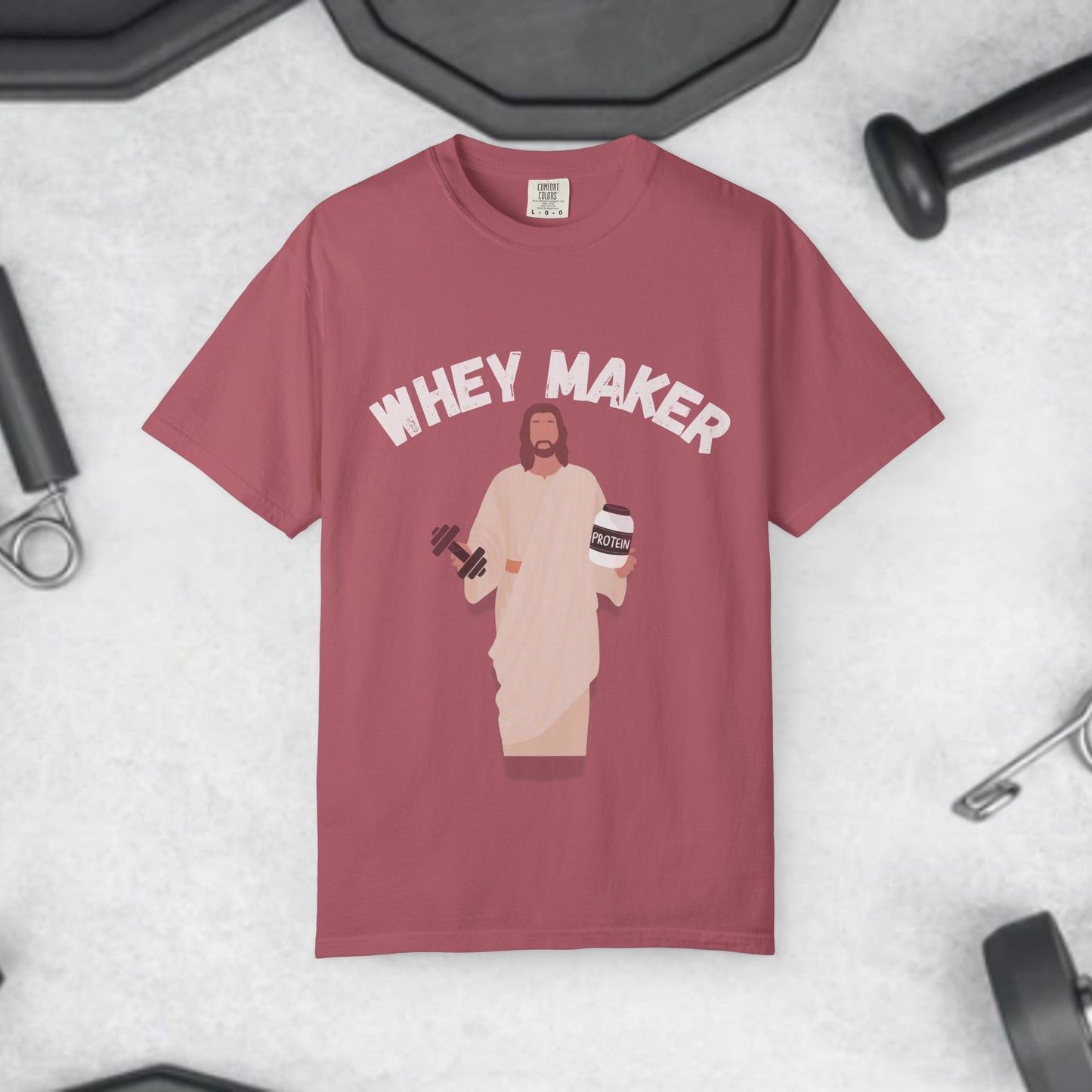 Whey Maker Christian Humor & Inspiration for Gym Lovers