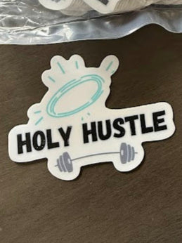 Holy Hustle Faith & Fitness Sticker