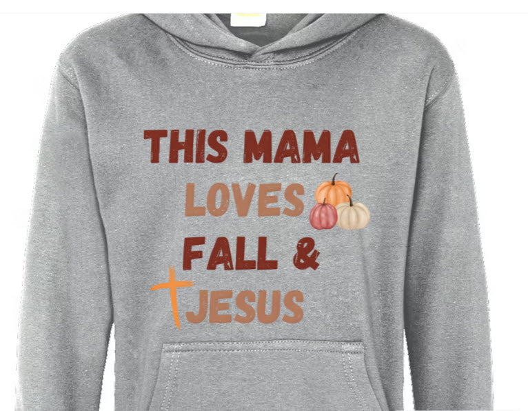 Fall Mama Jesus Lover Hoodie