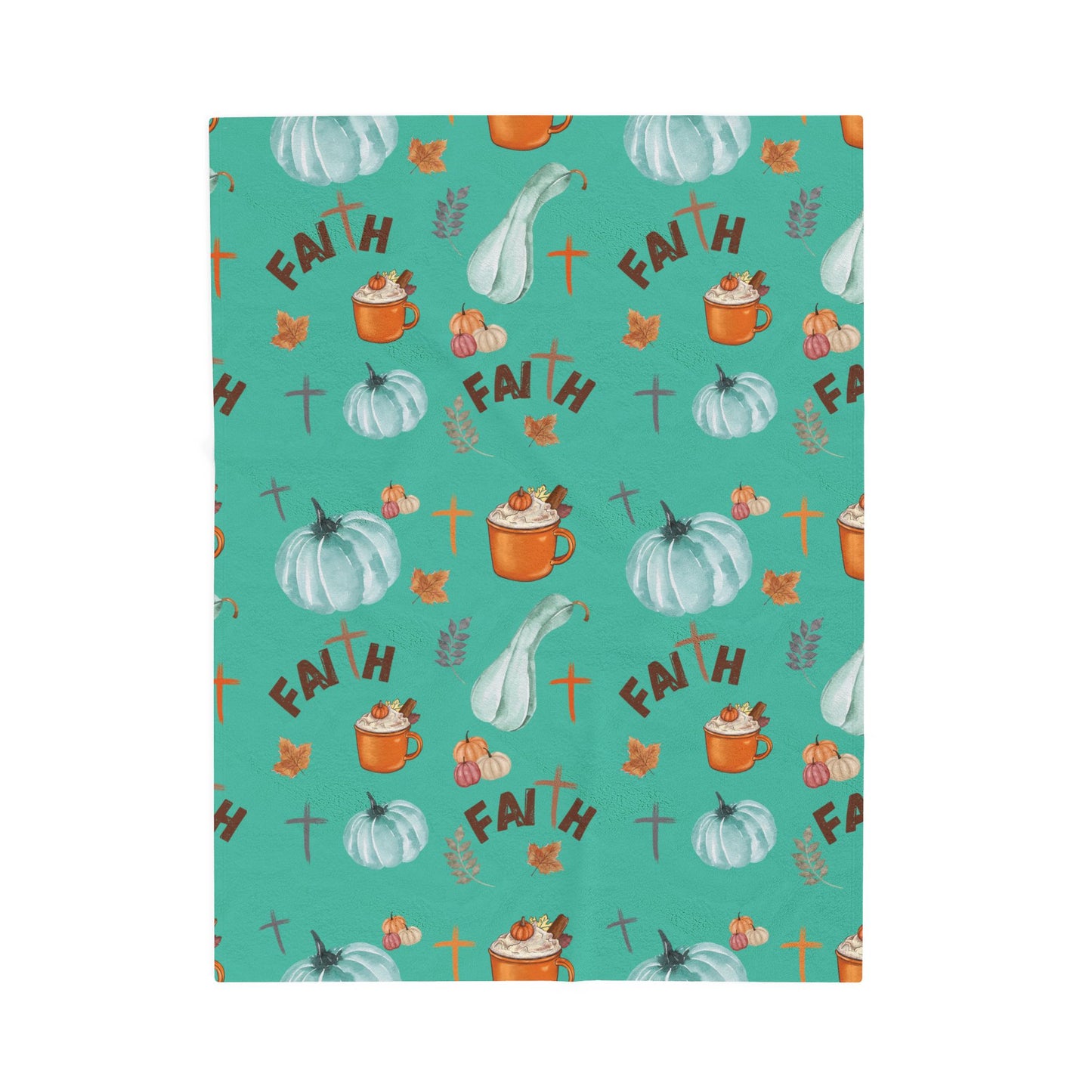 Plush Blanket - Faith & Fall Cozy Vibes