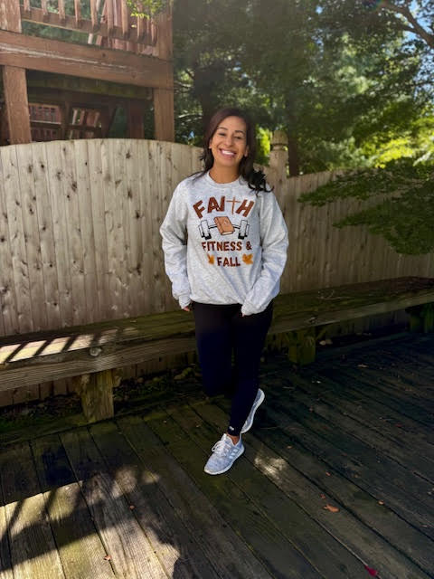 Faith Fitness & Fall Sweatshirt