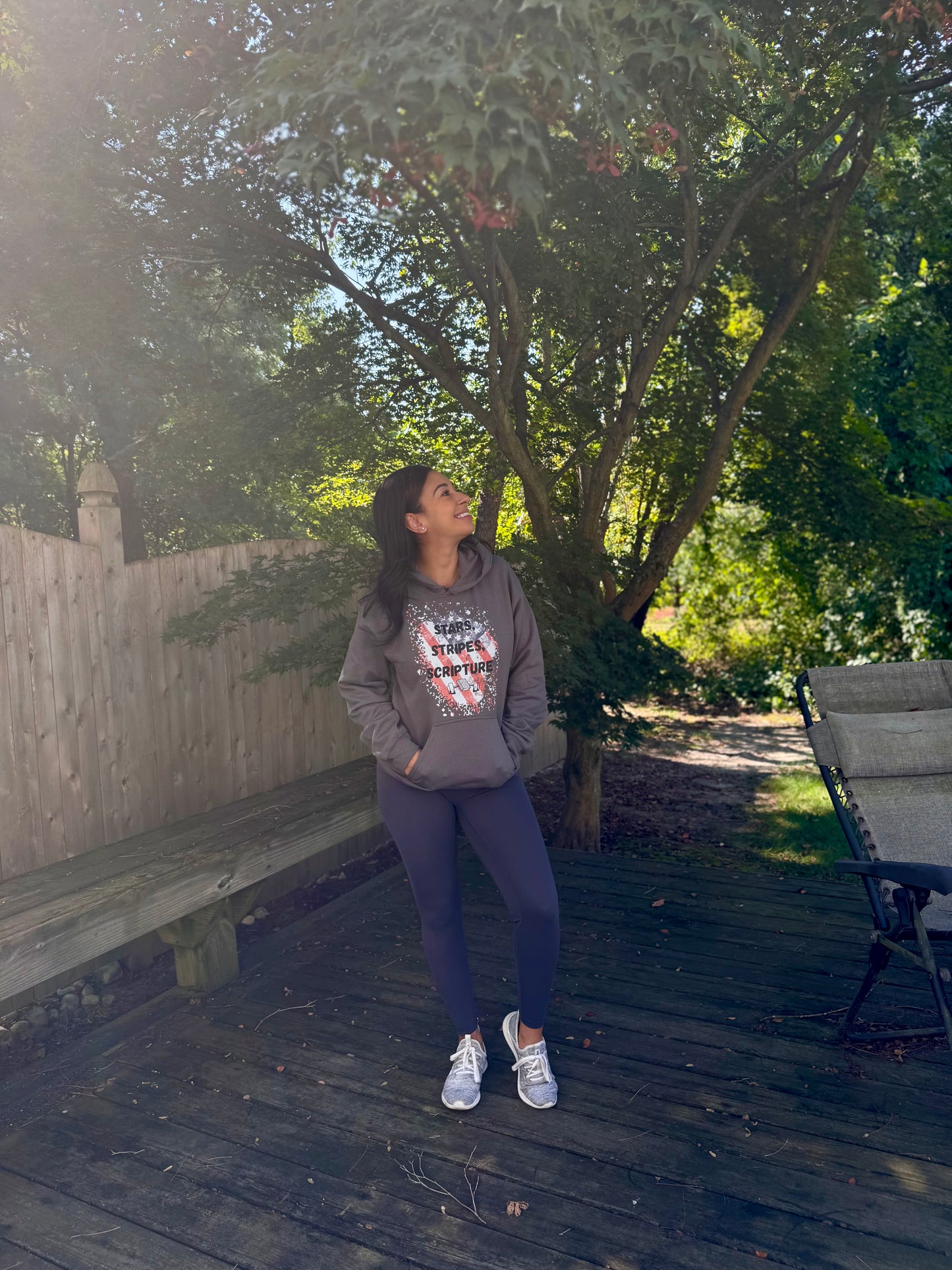 Stars Stripes Scripture Hoodie