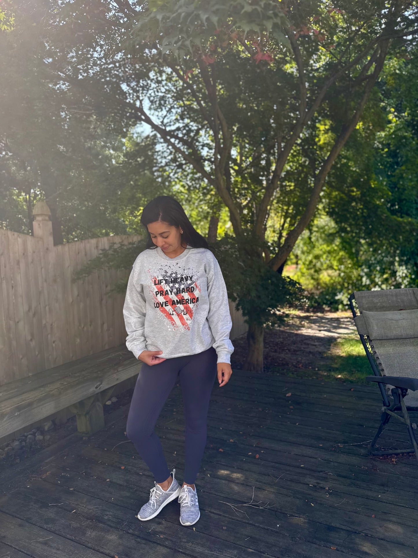 Lift Heavy Pray Hard Sweatshirt