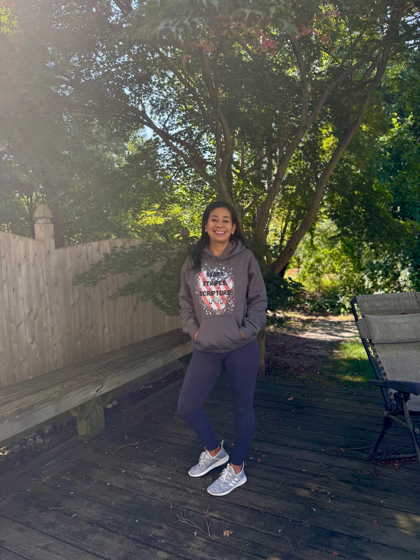Stars Stripes Scripture Hoodie