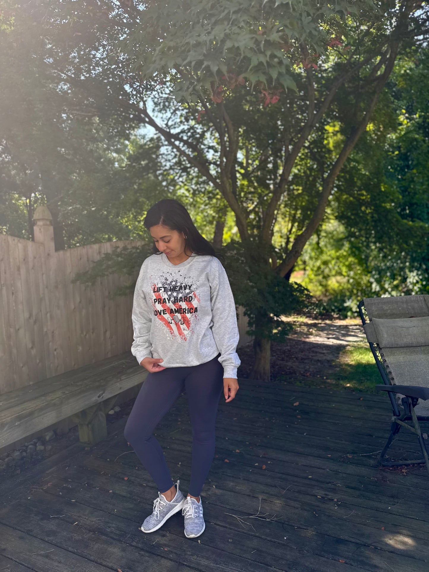 Lift Heavy Pray Hard Sweatshirt