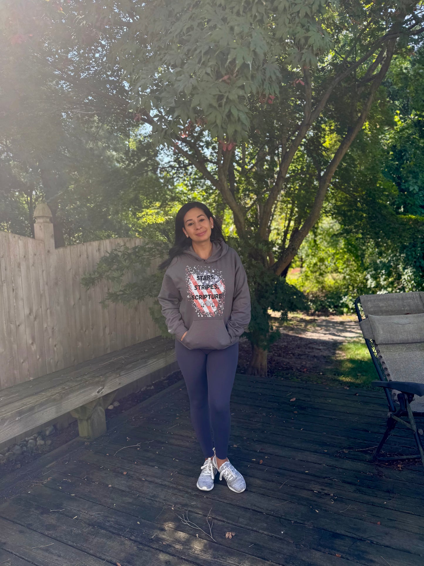 Stars Stripes Scripture Hoodie