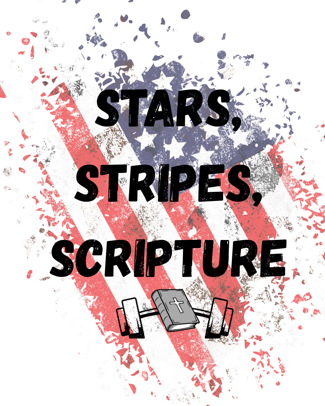 Stars Stripes Scripture Sweatshirt