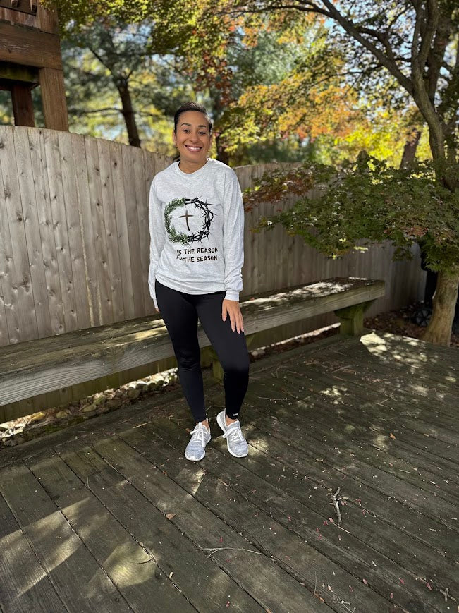 He is the reason for the season Christmas long sleeve shirt