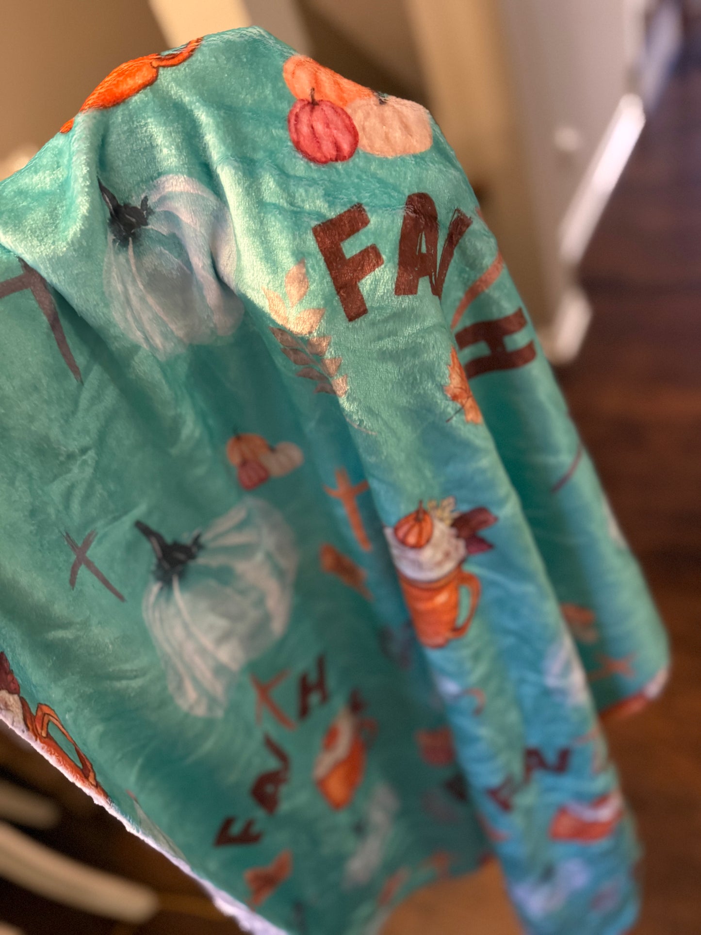 Plush Blanket - Faith & Fall Cozy Vibes